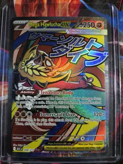Pokemon TCG Ascended Heroes Mega Hawlucha Mega Attack Rare 268/217 NM - Image 1
