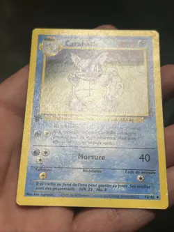 Pokemon TCG Wartortle Base Set 1999 1st Edition French 42/102- LP - Image 3