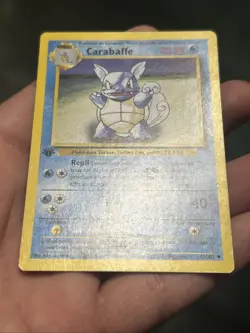 Pokemon TCG Wartortle Base Set 1999 1st Edition French 42/102- LP - Image 4