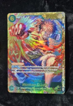 One Piece Luffy Sec, Sabo Sec, Ace Sec Secret Rares NM Lot Of 4 - Image 4