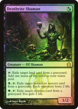 Deathrite Shaman Foil x1 Return to Ravnica MTG Magic the Gathering Card - Image 1