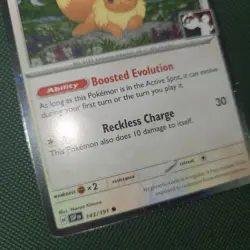 BLEED WHOLE SWIRL 🌀💫 Holo Eevee 143/191 Cosmo Prize Pack Series 7 Pokemon Card - Image 2