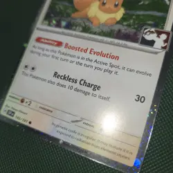 BLEED WHOLE SWIRL 🌀💫 Holo Eevee 143/191 Cosmo Prize Pack Series 7 Pokemon Card - Image 3