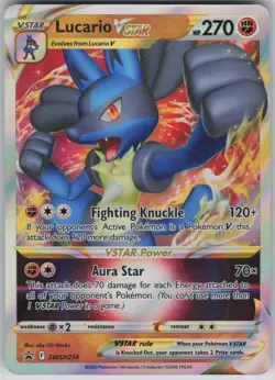 Lucario VSTAR Promo SWSH: Sword & Shield Promo Cards SWSH214 NM - Image 1