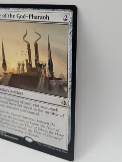 MTG Throne of the God-Pharaoh NM Amonkhet Rare Legendary Artifact EDH Magic Card - Image 4