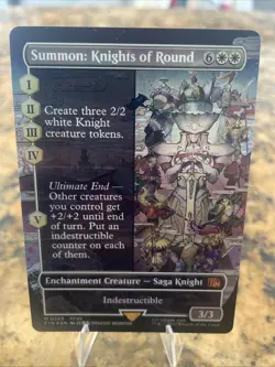 Summon: Knights of Round (Borderless) Final Fantasy Foil - Image 1