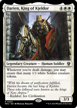 Darien, King of Kjeldor [Murders at Karlov Manor Commander] Magic MTG - Image 1