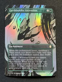 Earthbender Ascension (Borderless) #307 (Foil) TLA Magic MTG - Image 1