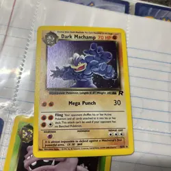 Pokemon tcg Wotc Dark Machamp Team Rocket Holo 1999 Original Pokemon - Image 1