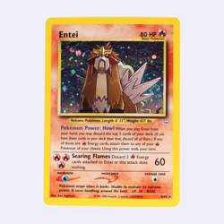 Entei 6/64 Neo Revelation Holo Rare Pokemon Card Near Mint WOTC - Image 1