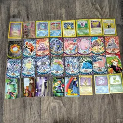 Vintage Lot Pokemon English Japanese German Ancient Mew 1st Holos Topps Erica - Image 1