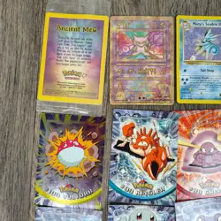 Vintage Lot Pokemon English Japanese German Ancient Mew 1st Holos Topps Erica - Image 2