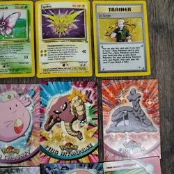 Vintage Lot Pokemon English Japanese German Ancient Mew 1st Holos Topps Erica - Image 5