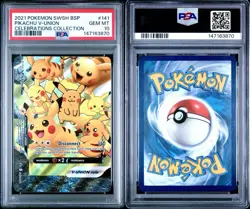 PSA 10 Gem Mint Pikachu V-Union Swsh141 Celebrations Collection 2021 Pokemon - Image 3