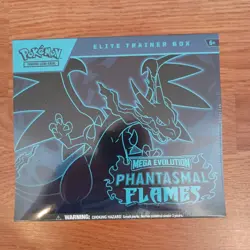 Pokemon TCG Mega Evolution Phantasmal Flames Elite Trainer Box ETB - Image 1