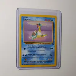 Lapras 25/62 Vintage Rare Fossil Unlimited Pokemon Card LP-NM - Image 1
