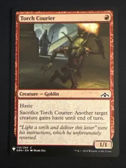 1x Torch Courier (1085) Mystery Booster LP MTG Magic the Gathering x1 MKE - Image 1