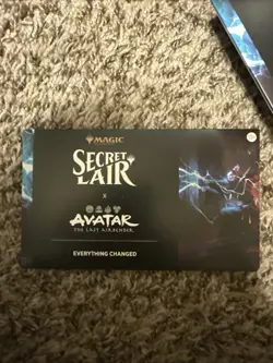 MTG Secret Lair NON-FOIL Avatar: The Last Airbender Everything Changed - Image 1