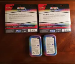 2-Pokemon Prismatic Evolutions Tech Sticker Collections And 2 Mini Tins - Image 2