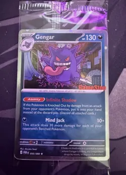 Pokemon TCG Perfect Order Gengar GameStop Exclusive Stamped Promo 50/88 Sealed - Image 1