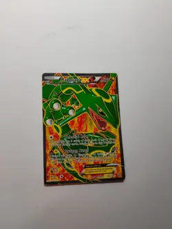 2012 Pokemon Black & White Dragons Exalted EX Rayquaza 123/12 Full Art Rare - Image 1