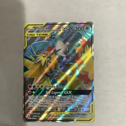 Pokemon Moltres & Zapdos & Articuno GX Full Art Ultra Rare Hidden Fates 66/68 3… - Image 1