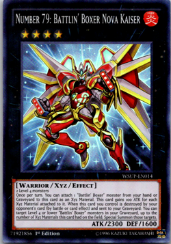 Number 79: Battlin' Boxer Nova Kaiser - WSUP-EN014 - 1st Edition - Yu-Gi-Oh! - Image 1