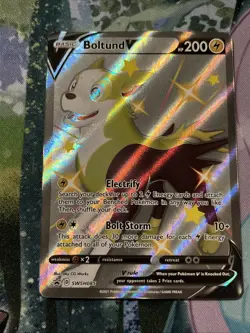 POKEMON TCG, BOLTUND V SWSH085 SWORD AND SHIELD PROMO!! - Image 1
