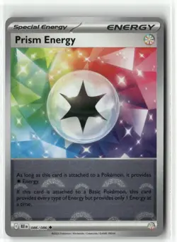 Prism Energy Poke Ball Pattern 086/086 Holo - Black Bolt - Pokemon TCG NM - Image 1