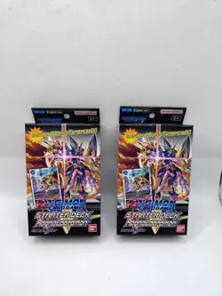 2 X Digimon Card Game TCG RagnaLoardmon Starter Deck (ST-13) - New And Sealed - Image 1