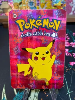 Pikachu #25 Charizard Vintage Vending Machine Prism Sticker 2000 - Pokemon Card - Image 1
