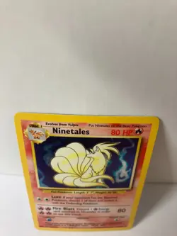 Ninetales 12/102 Base Set Holo Rare Pokemon Card WOTC 1999 LP - Image 5