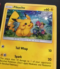 Pikachu SM86 PROMO RARE HOLO Pokemon Card Shiny Sun & Moon Excellent - Image 3
