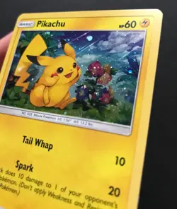 Pikachu SM86 PROMO RARE HOLO Pokemon Card Shiny Sun & Moon Excellent - Image 5