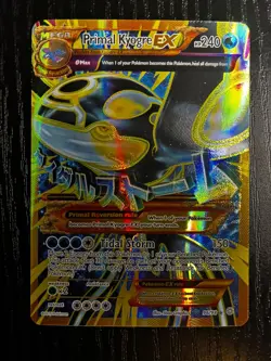 Primal Kyogre EX Shiny Full Art Holo Ultra Rare Card 96/98 XY-Ancient Origins - Image 3