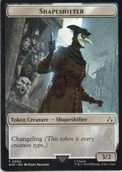 MTG: Assassin's Creed: Shapeshifter Token: Lightly Played Condition - Image 1