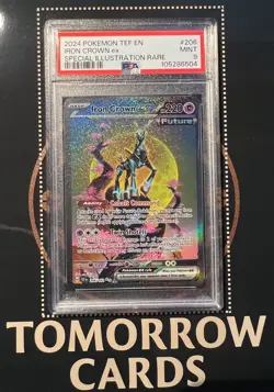 Pokemon Iron Crown ex Temporal Forces #206 PSA 9 Englisch 2024 SIR - Image 1