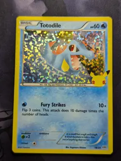 Totodile 18/25 Holo McDonalds 2021 Pokemon Card - VLP - Image 1