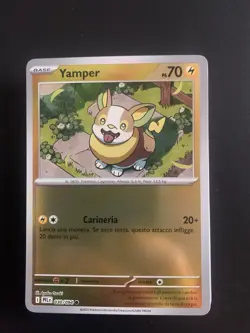 Carta Pokemon 030/094 Yamper Reverse Holo Fiamme Spettrali Ita Italiano - Image 1