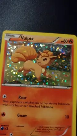 Pokemon TCG VULPIX HOLO 1/12 McDonalds EU Promo Set 2016 (MCD16) ENGLISH Card - Image 2