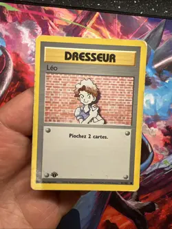 Carte Pokemon Francais Wizard Set De Base Leo 91/102 Dresseur Ed1 Edition 1 - Image 2