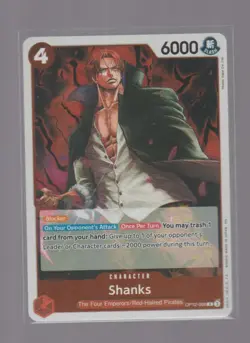 SHANKS (008) OP12-008 RARE LEGACY OF THE MASTER ONE PIECE FOIL NEAR MINT - Image 1