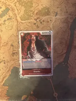 Shanks OP12-008 Rare Foil One Piece TCG LOTM English NM - Image 1