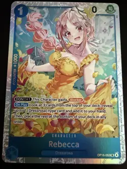 One Piece * Adventure on Kami's Island * REBECCA OP15-053 SR * ENG - Image 1