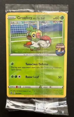 Grookey On The Ball 003/005 Futsal Pokemon Card PROMO UK Exclusive NEW SEALED - Image 1