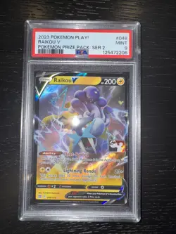 Raikou V 048/172 Prize Pack Series Cards Holo PSA 9 - Image 1