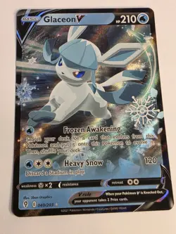 Glaceon V - (Holiday Calendar) 040/203 Miscellaneous Cards & Products Holo - Image 1