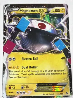 Magnezone EX 35/106 Flashfire Ultra Rare Holo Pokemon Card LP - Image 1