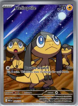 Helioptile 143/132 ME01: Mega Evolution - Pokemon Card - NM - Image 1