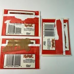 Lot Vintage Yu-Gi-Oh 1997 Topps Sticker Packs of 7 Cards *NEW FACTORY SEALED* - Image 5